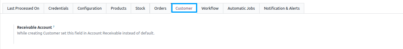 Customer Configurations