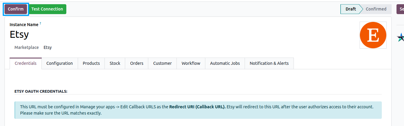Instance Confirmation