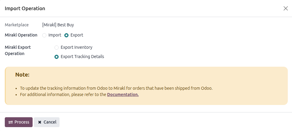 Mirakl Update Order Status