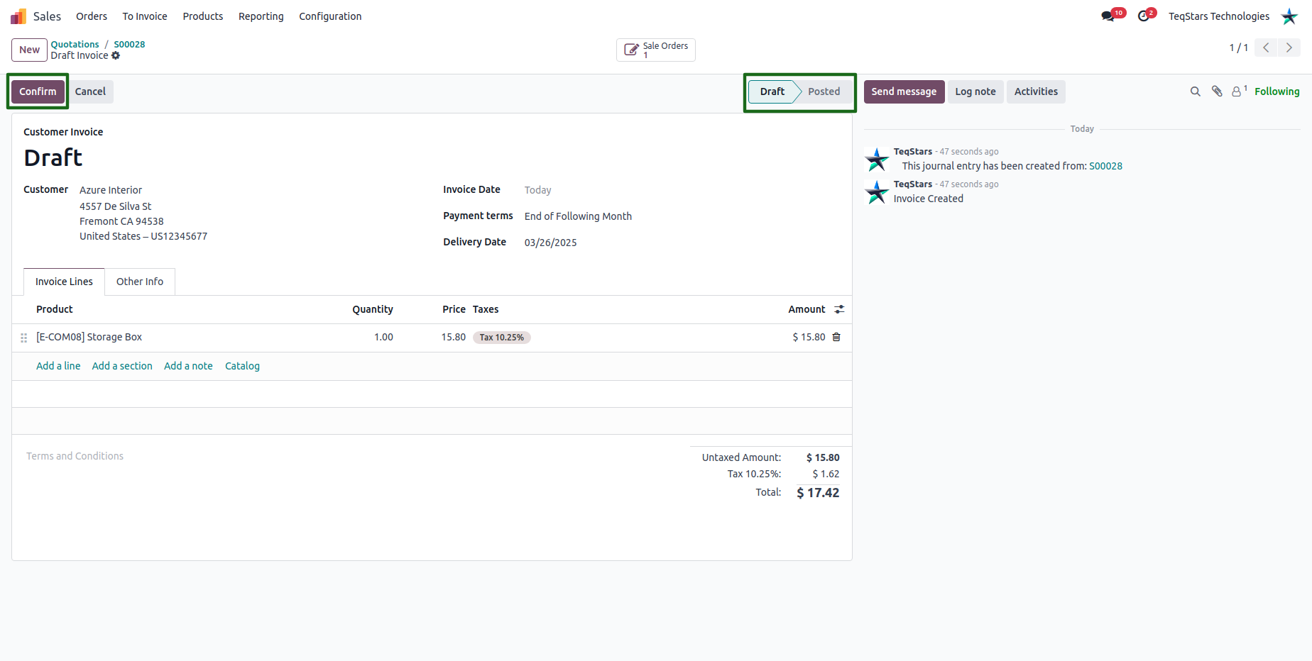 Upload Invoice.
