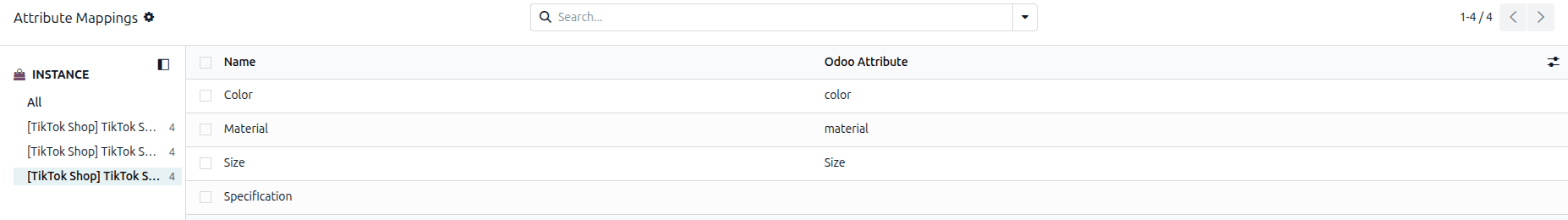 Attribute Mappings