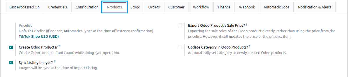 Product Configurations