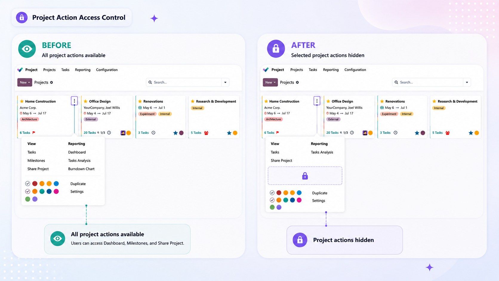 Kanban opening disabled