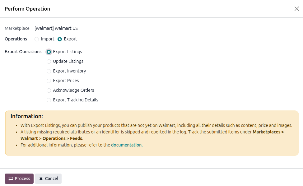 Export To Marketplace