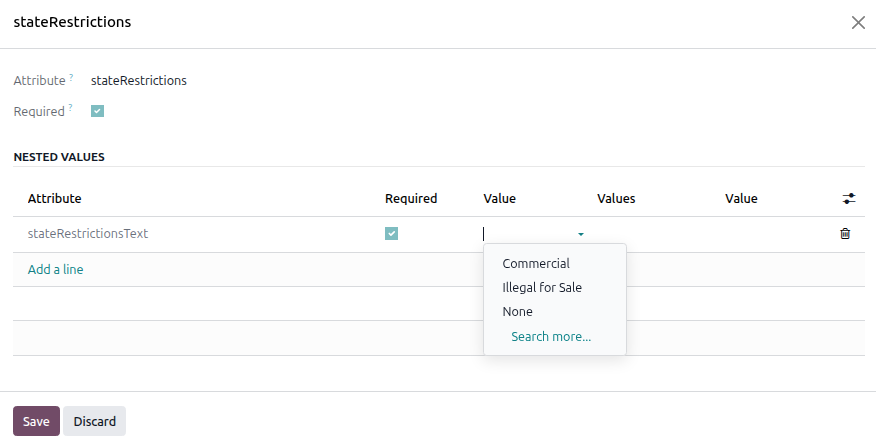 Nested Attribute Values