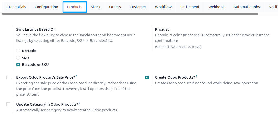 Product Configurations
