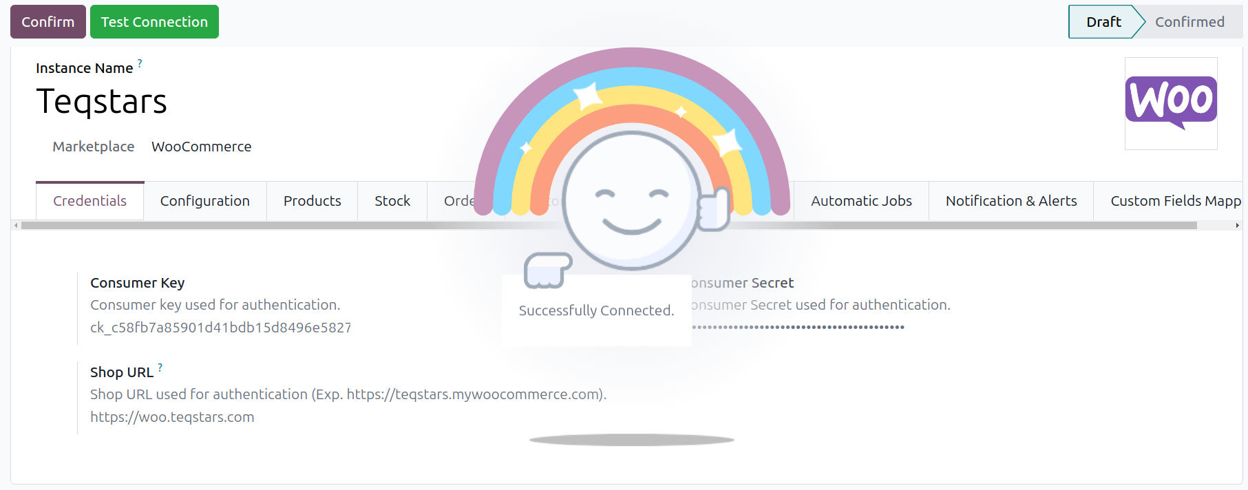 Test connection