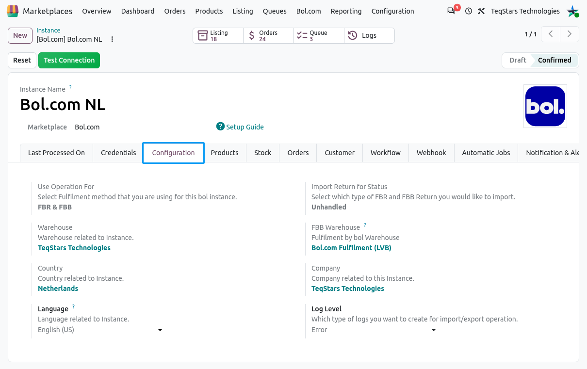 Bol.com Configurations