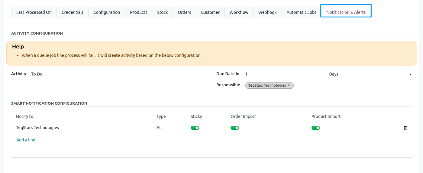 Bol.com Notification & Alerts Configuration