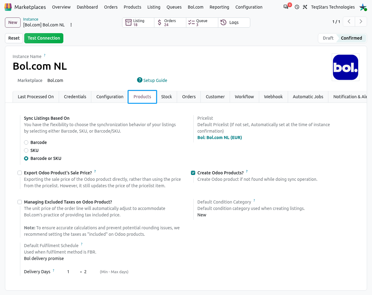 Bol.com Product Configurations
