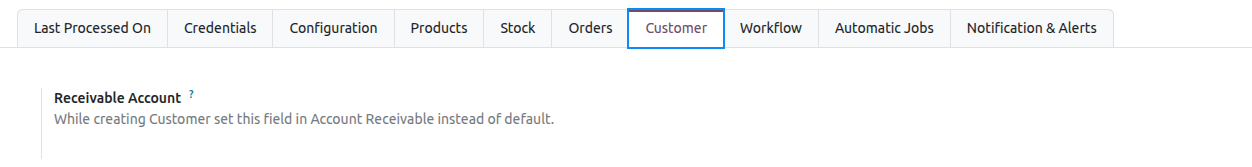 Customer Configurations