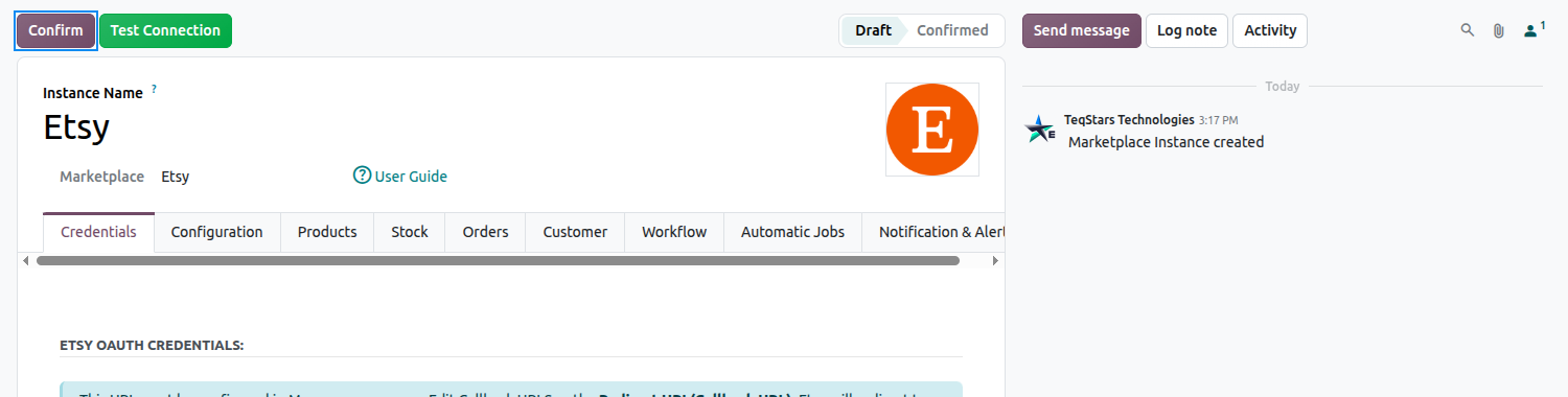 Instance Confirmation