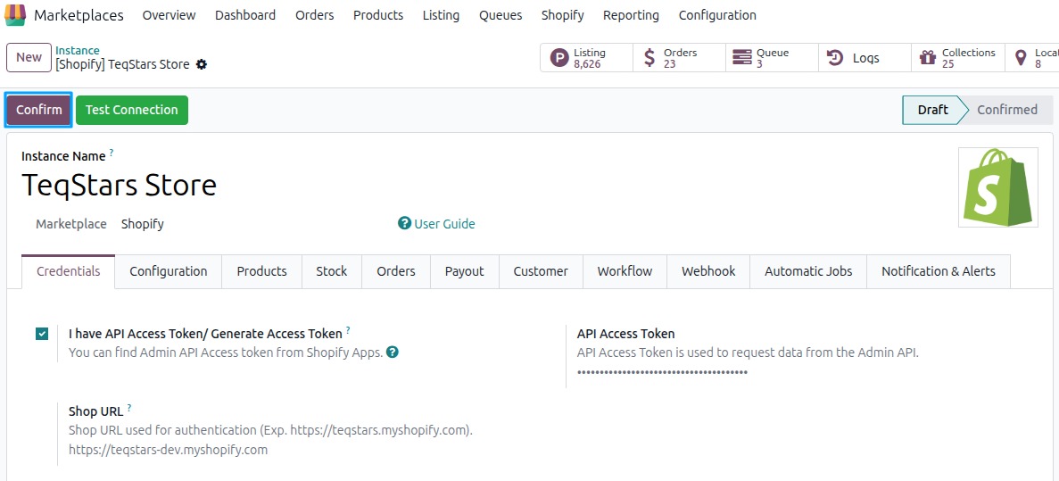 Instance Confirmation