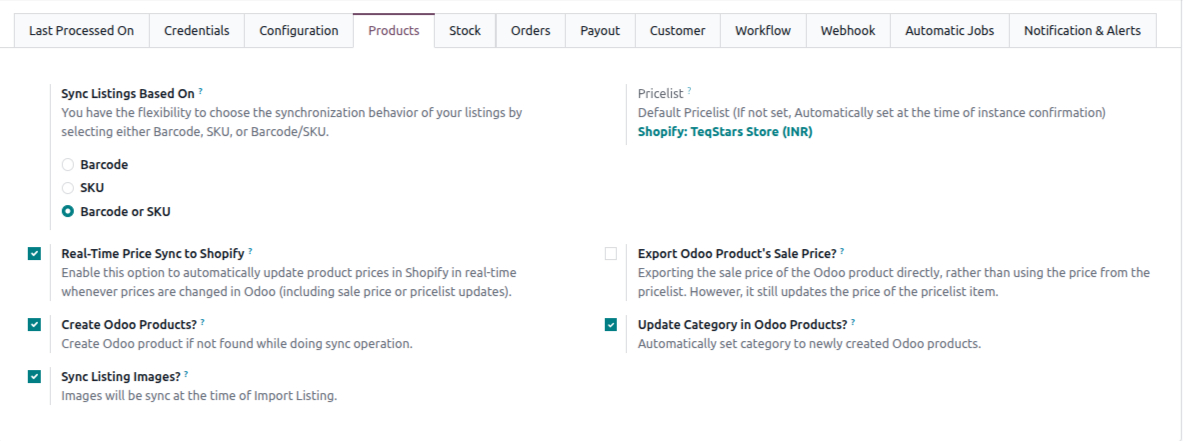 Product Configurations