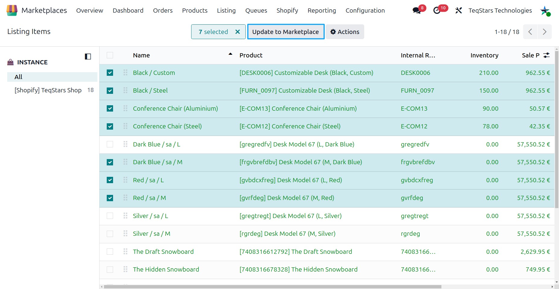 Update to Marketplace Button