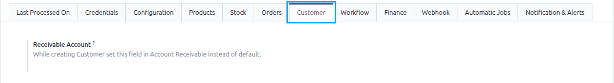 Customer Configurations