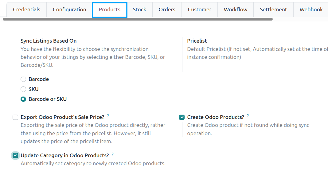 Product Configurations